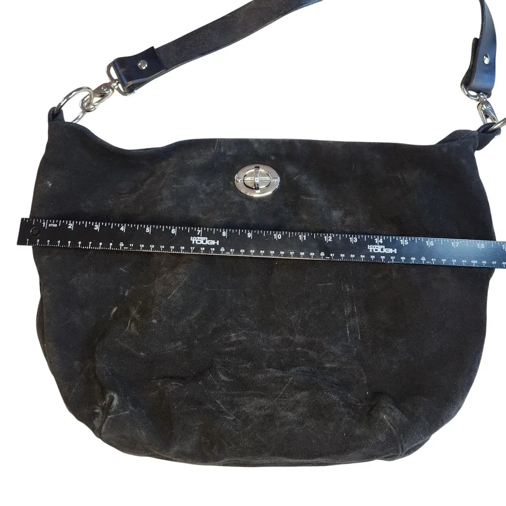 MARTALU DESIGNS Suede Leather‎ Hobo Handbag Purse Large
